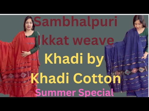 Khadi by Khadi Sambhalpuri ikkat Cotton Suits Exclusive Summer Collection Must BUY