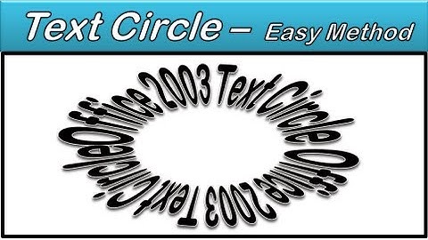 Microsoft Word Text Circle: AOTraining.net
