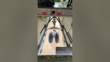 B-29 nose gear extension from the wheel well | B-29 “Doc”