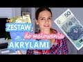 Tani zestaw malarski akrylowy | Czy za 50 zł można malować farbami akrylowymi?