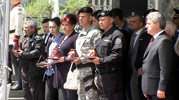 Постхумно одликувани загинатите полицајци во антитерористичката акција во Куманово
