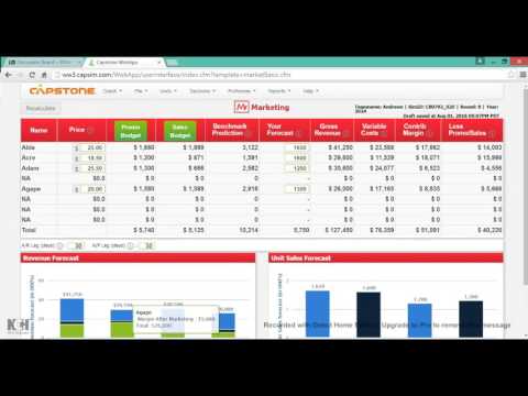Final round Capsim