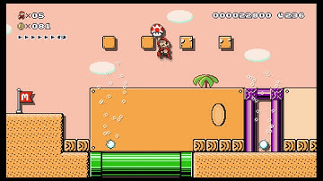 Super Mario Maker 2 Story Mode: 14 Twisting through the Desert Sands
