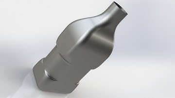 Creo Parametric: design bottle with graph command