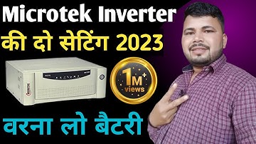 Microtek New Inverter Seting 2023 | Microtek Inverter   Hidden Seting & Back Panel Switch Settings