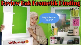 Membuat Rak Dinding kosmetik isteri | sayang isteri | hiasan dinding | bajidot