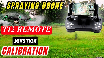 RC Calibration of T12 Remote & H12 Remote | K3APRO | K++V2 | Agriculture Spraying Drones #drone