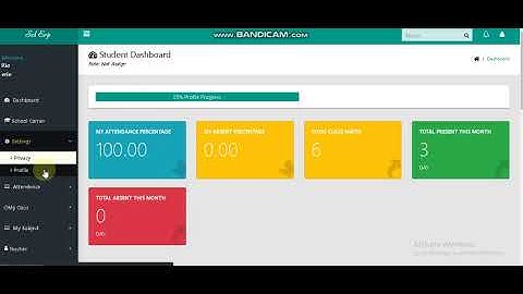 school management system-sms-student dashboard