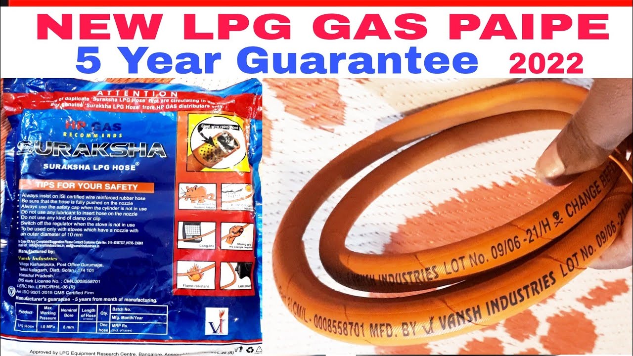 LPG gas pipe gas chulha pipe fitting best quality LPG gas pipe