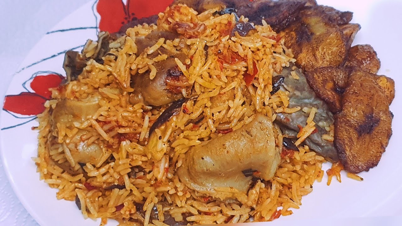 How TO MAKE PALM OIL JOLLOF RICE WITH ABODE/BEST AND EASY WAY TO MAKE