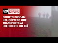 Equipes buscam helicóptero que transportava presidente do Irã | AGORA CNN