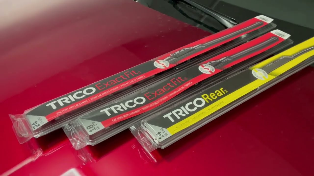 How to replace Mazda CX5 wiper blades (Trico) - YouTube