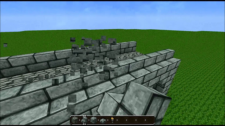 Minecraft - SpeedBuild - #1 - [German/Deutsch] - Mittelalterliche Mauer