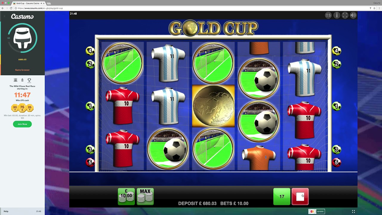 Gold Cup Slot Machine Gold Cup Slot Machine