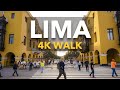 LIMA, PERU 4K - HISTORIC CENTER WALK - 2019 vlog (SUBTITULOS)