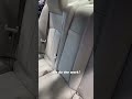 Interior Detailing on Infiniti