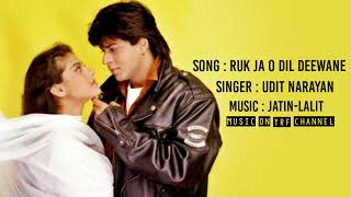 Ruk Ja O Dil Deewane Lyrics video Song|Udit Narayan