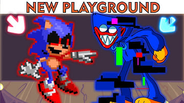 FNF Character Test | Gameplay VS My Playground | Sonic, Huggy Wuggy