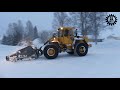 Snow clearing Volvo BM L70 with flipperbucket / Klaffskopa