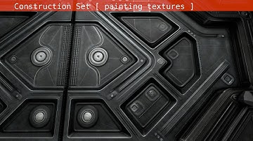 Modular Sci Fi-Set Wip 208 Blender 2 75a painting textures