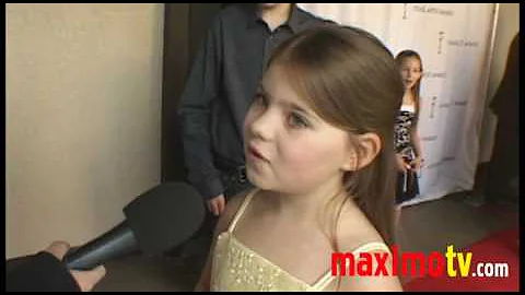 Sierra Pitkin Interview Young Artist Awards 2010 Red Carpet