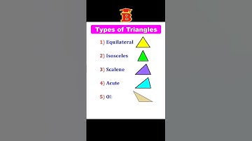 6 Types of Triangles