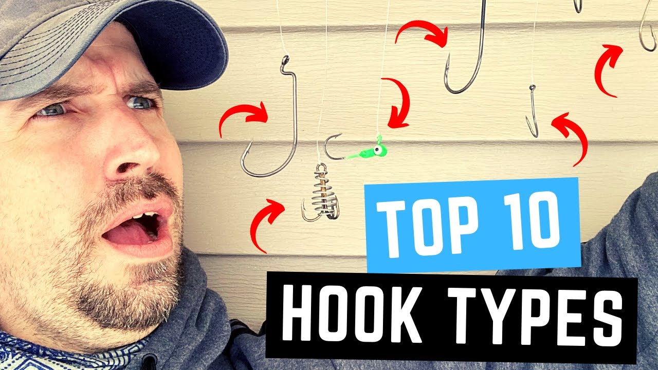Top 10 FISHING HOOK TYPES: Uses - Setups - Target Species - Catch More Fish!  