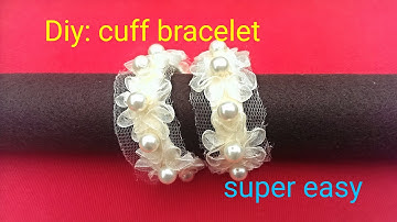 Diy: how to make a cuff bracelet using recycled material