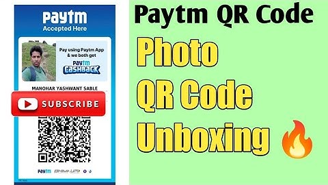 Paytm Photo QR Code Unboxing 🔥