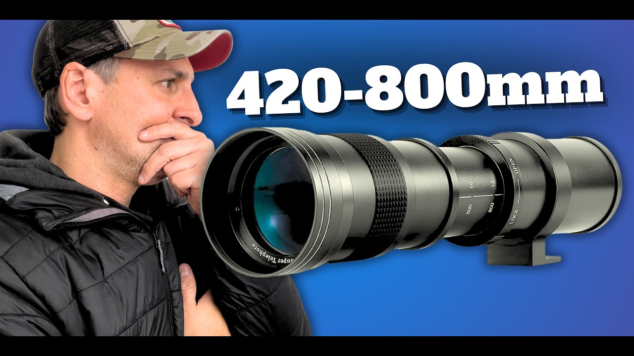 800mmの望遠レンズが60ドル？トラップとは何ですか? · 動画