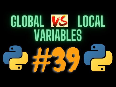What are Global and Local Variables Scope in python in Hindi #39