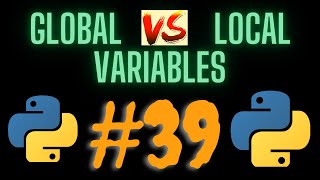 What are Global and Local Variables Scope in python in Hindi #39
