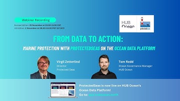 Webinar (CET): From Data to Action Marine Protection with ProtectedSeas on the Ocean Data Platform