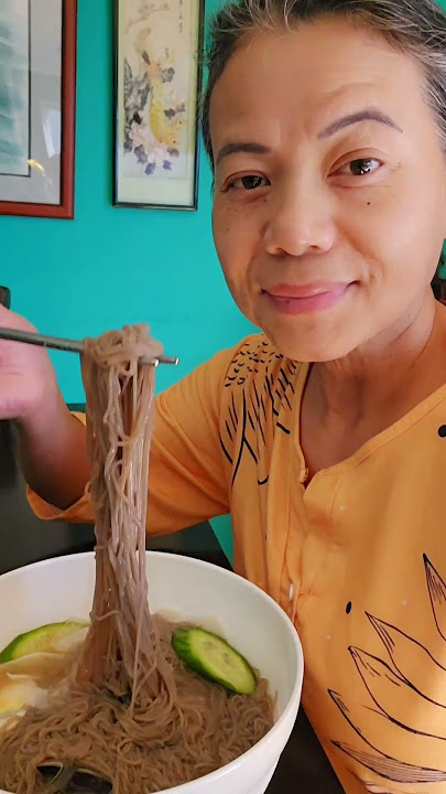 Korean Mul Naengmyeon (냉면) *cold noodle* 🍜😋 #krazykatng #mulnaengmyeon #naengmyeon