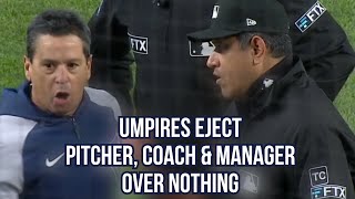 Umpires Eject the Blue Jays for nothing, a breakdown