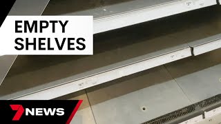 ⁣Fresh fruits and vegetables disappear from supermarket shelves | 7 News Australia