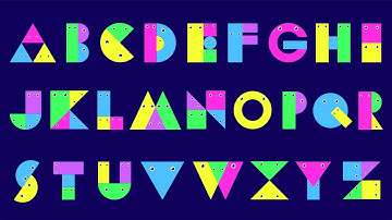 Shapes ABC Song | A–Z Alphabet Built from Shapes | Fun Uppercase & Lowercase Learning