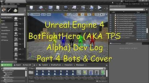 UE4 - BotFightHero (AKA TPS Alpha) Dev Log #4 Bots & Cover