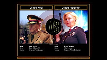 Command & Conquer Shockwave Challenge General Kwai VS General Alexander Hard Mode #8