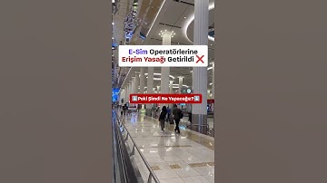 ✈️ Yurt dışına çıkarken eSIM kullananlar dikkat!!!