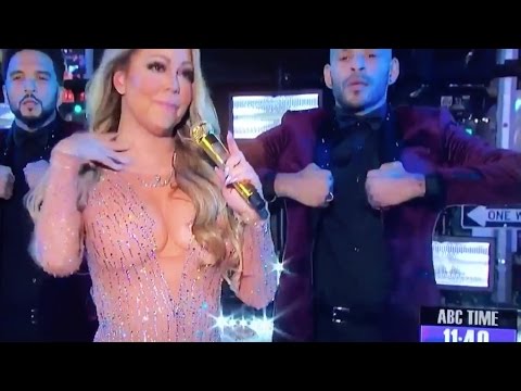 Mariah Carey goes nuts on New Years Eve Live
