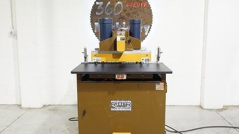 RITTER R46 DUAL HEAD LINE BORING MACHINE