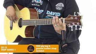 Ortega Guitars D1 5 Deep Series 1 Acoustic Bass Guitar