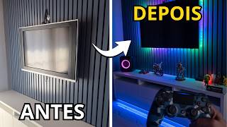 TRANSFORMEI MINHA SALA HORRÍVEL NO SETUP GAMER DOS SONHOS KKKKK