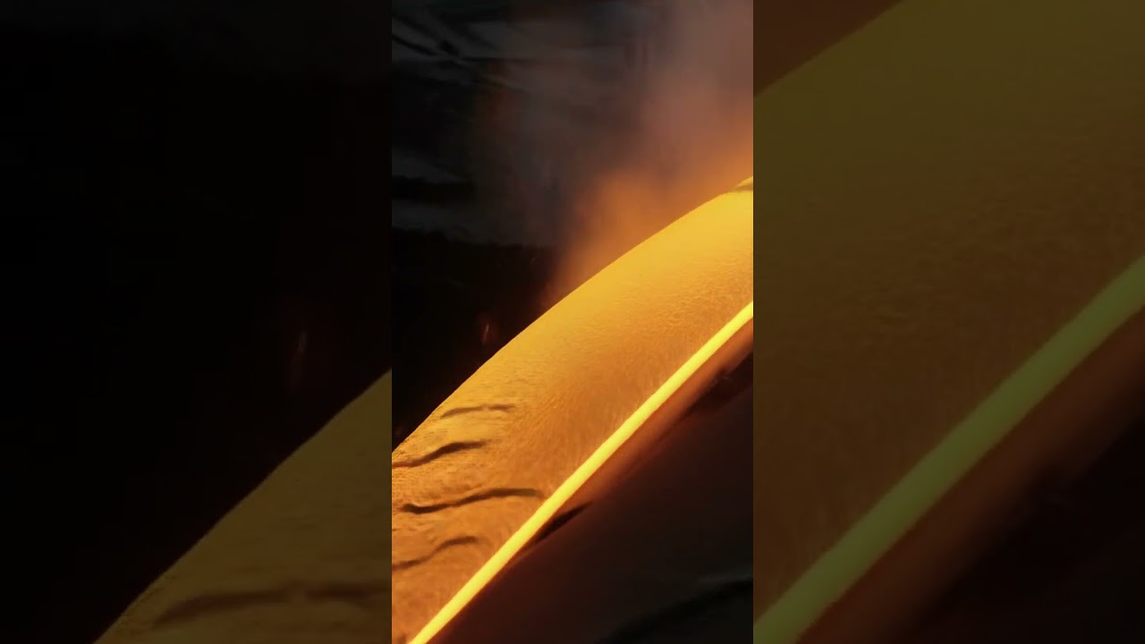 🔥 Molten Steel Transforms Into a Mirror | AI Satisfying Loop