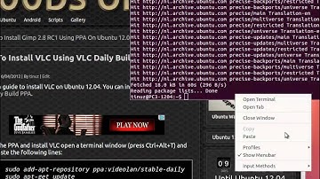 Installing VLC Using VLC Daily PPA on Ubuntu 12.04