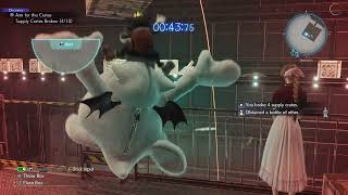 Final Fantasy 7 Rebirth | Aim for the Crates (Stuffed Fat Moogle)