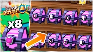 ¡¡ EL MAZO DE LOS 8 COFRES MÁGICOS !! - Clash Royale [WithZack]