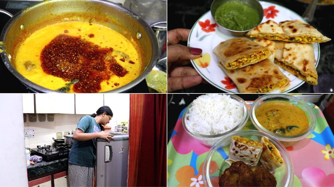 My Morning Routine (Breakfast+Lunch) || स्पेशल कटहल पकोड़ा कढ़ी (Dal ki kadhi) || Paneer Pockets ||