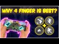 4 Finger Mistakes Makes You Noob | How To Start Playing 4 Finger In Free Fire|How To Learn 4 Finger